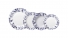 Pratos decorados opaline